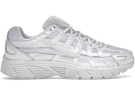 nike p-6000 triple white herren|nike triple white price.